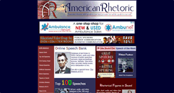 Desktop Screenshot of americanrhetoric.com